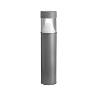 LED Eclipse Bollard Light with Motion Sensor 22w in Silver Superlux Lighting - DUBMS80-SI