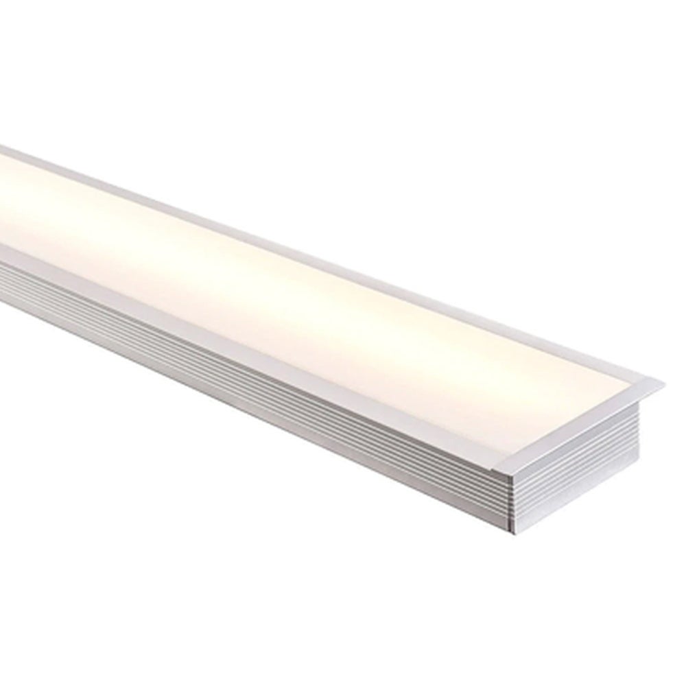 100mm x 35mm Silver Large Deep Aluminium Winged LED Profile Havit Lighting - HV9695-9835