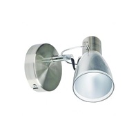 LED Spot Light Round Single 6W 3000K in Satin Chrome Superlux Lighting - LSLR-P1-SC