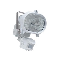 Linear Security Flood Light with Sensor R7s in White Superlux Lighting - KS150-WH