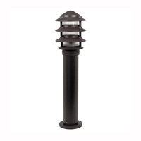 Mesa Bollard Light E27 Wall Top Lantern in Bronze Superlux Lighting - DU6002-BZ