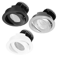 92mm LED Downlight 10w Black, Silver, White 2.7k/3k/4k/5k/Vivid CRI 90+ XDC10 Trend Lighting