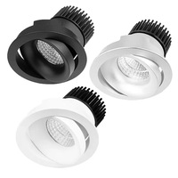 92mm LED Downlight 10w Black, Silver, White 2.7k/3k/4k/5k/Vivid CRI 90+ XDG10 Trend Lighting