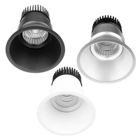 78mm LED Downlight 10w Black, Silver, White 2.7k/3k/4k/5k/Vivid CRI 90+ XDR10 Trend Lighting