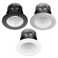 115mm LED Downlight 10w Black, Silver, White 2.7k/3k/4k/5k/Vivid CRI 90+ XDS10 Trend Lighting