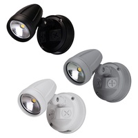 MURO-13 Outdoor LED Single Spotlight 13w in Black/Silver/White