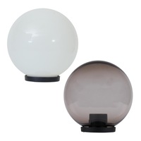 POLYSPHERE - Polycarbonate Post Top Sphere in ø200, ø250, ø300 or ø400 w/ Opal or Smoke