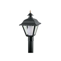 Polypropylene Outdoor Post Top E27 in Black Superlux Lighting - F7171L-BL