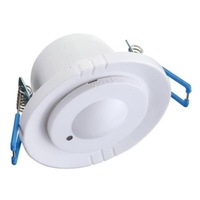 Recessed Gimble Microwave Sensor in White