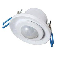 Recessed Gimble PIR Sensor Adjustable Dials in White