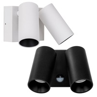 Revo Adjustable LED Wall Light 2Lt CCT w Sensor in Black or White Havit Lighting - HV3684T