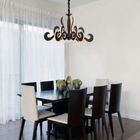 Sachi Modern Take Traditional LED Pendant Light Dimmable in Black