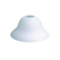 Scarvo Glass Bell Shade in White Superlux Lighting - Q435