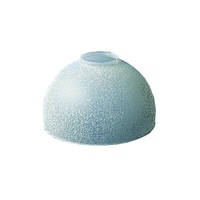 Scavo Half Round Glass Shade in White Superlux Lighting - Q003