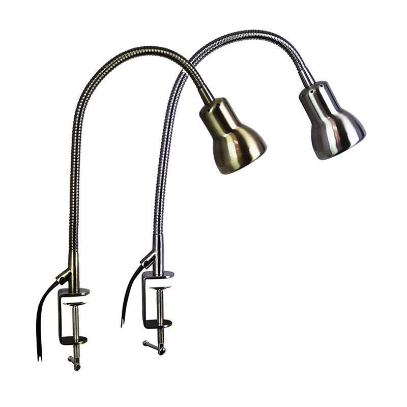 Buy Scope Clamp Lamp Adjustable Goose Neck GU10 AB/BC/WH/BK Oriel