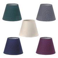 Small Fabric Clip on Shade 150mm in Green/Grey/Ivory/Navy/Plum Superlux Lighting - FS6
