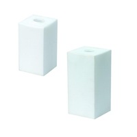 Square Glass Shade Small/Large Opal Superlux Lighting - Q630, Q634