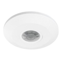 Techno-Scan 360° Surface Mounted PIR Security Sensor w/ Remote in White