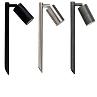 Single Tivah LED Spike Light CCT in Black/Stainless Steel/Brass Havit Lighting - HV1407T