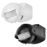 Uni Scan 180 degree PIR Security Sensor in White or Black