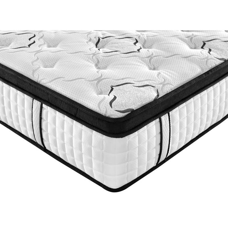 Breeze Luxury Natural Latex Mattress 7 Zone Euro Top Pocket Spring 34cm