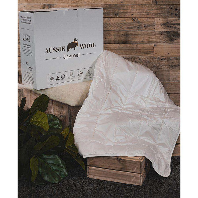 Buy Aussie Wool Comfort Quilt Revolutionary Allergy Free MyDeal