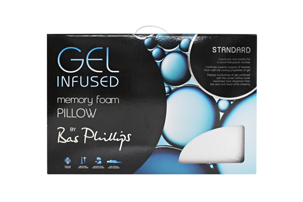 bas phillips gel memory foam pillow