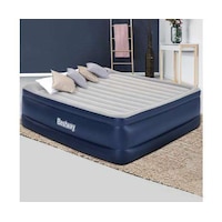 Air Bed Inflatable Mattress Sleeping Mat Battery Built-in Pump
