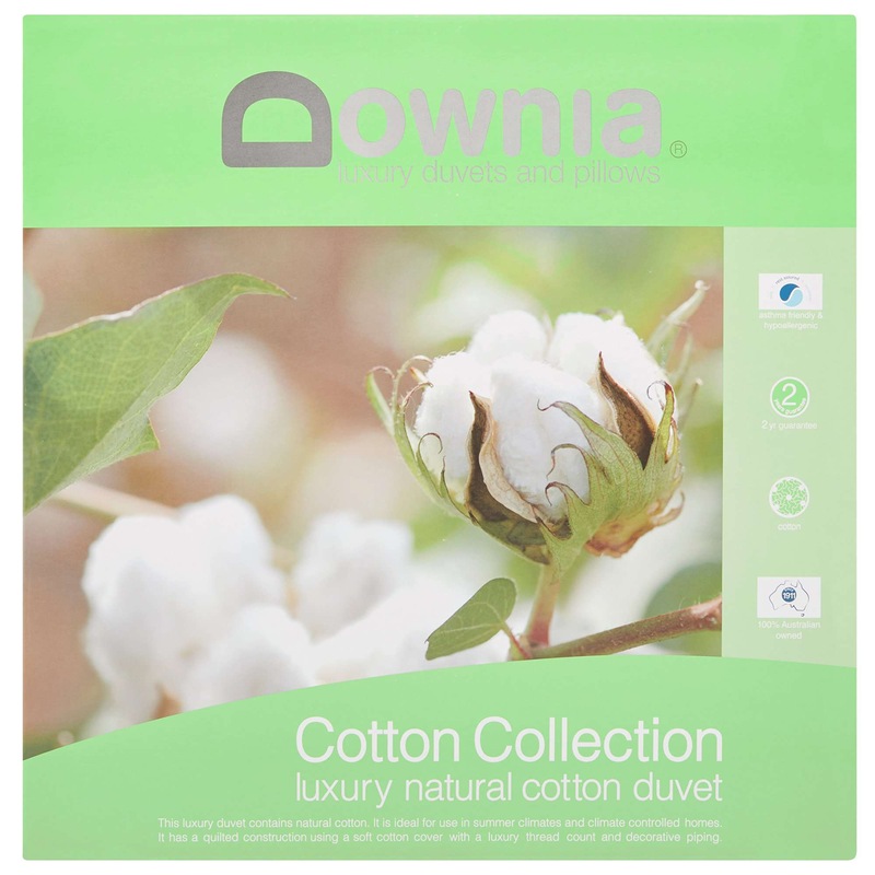 Buy Downia Luxury Natural 100 Cotton Quilt MyDeal