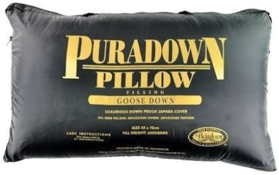 Goose Down Pillows in Australia. Puradown 80% Goose Down Pillows.