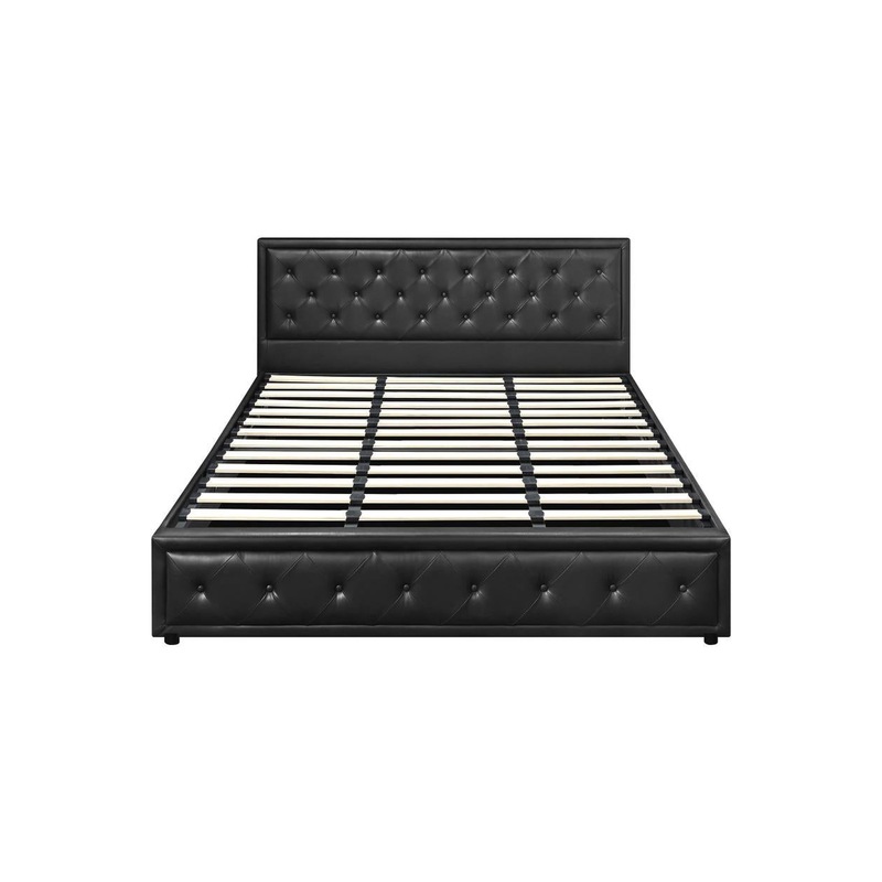 Buy Lebron Bed Frame with Storage Space Gas Lift Bed Mattress Base