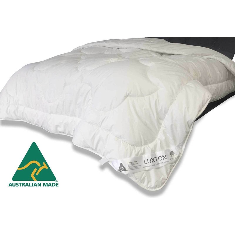 Buy Luxton 700GSM Australian Wool Quilt MyDeal