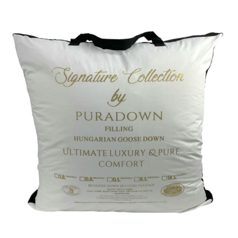 Buy Puradown SIGNATURE Hungarian 80 Goose Down 20 Goose Feather Quilt