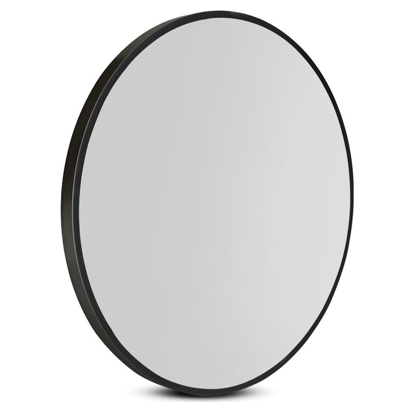 Buy Round Wall Mirror 70cm Makeup Bathroom Mirror Frameless MyDeal