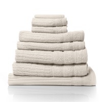 Royal Comfort Eden Cotton 600GSM Luxury Bath Towels Set - 8 PEICE SET - BEIGE