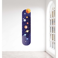 Space Height Chart Australian Design Hand Painted Peel & Stick, Removable Wall Decal. Nursery, Kids Playroom, Kids Teens Bedroom