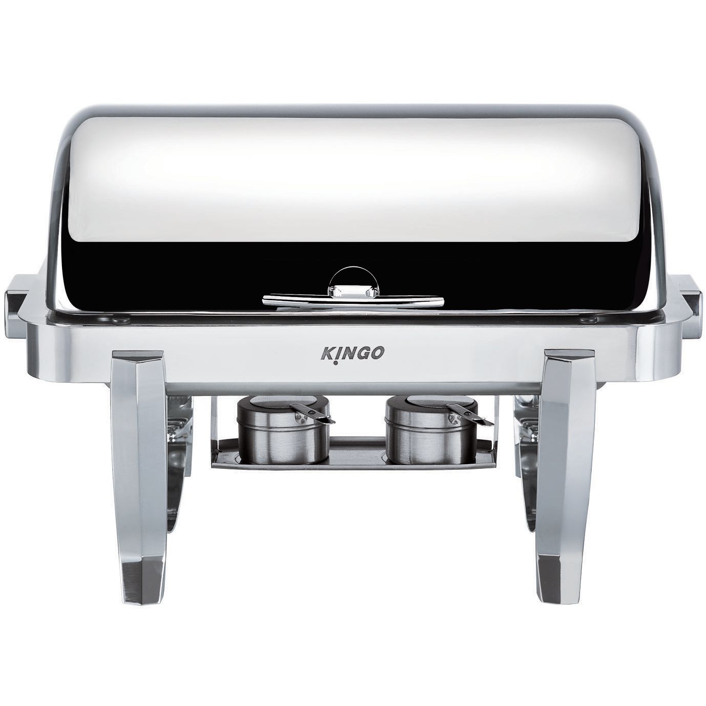 KGB6701G-2 Oblong Chafing Dish with Chrome Legs - Double