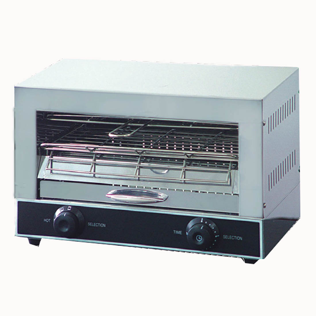 Comchef Single infrared quartz element salamander griller toaster and timer - QT-1