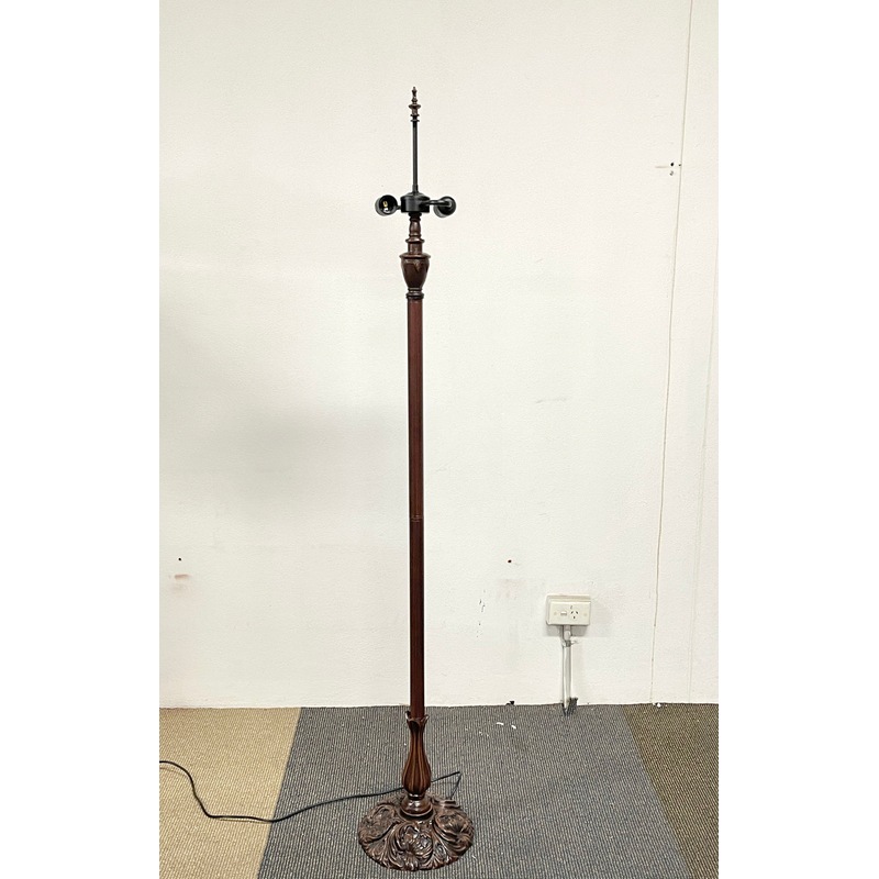 Buy 2 Lights Metal Vintage Floor Lamp Base for 18' 20' wide Tiffany