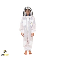 Beekeeping Bee Kids Full Suit 3 Mesh Layer Beekeeper Protective Gear