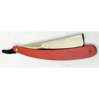 Straight Razor with Red Handle