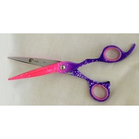 Ovial Twister- Multi Color Paper Coated Professional Stainless Steel Scissor 7"