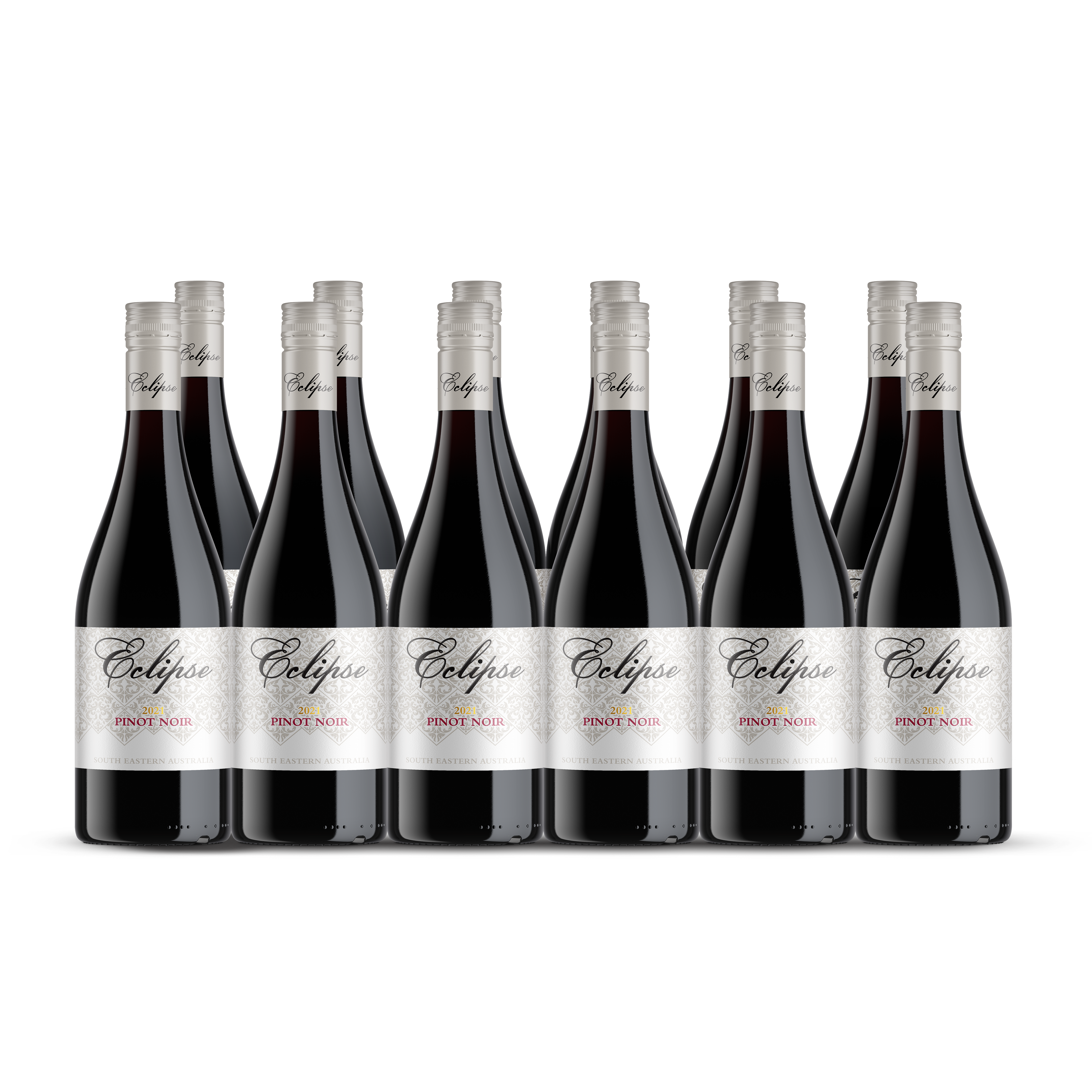 12 Bottles of 2021 Eclipse South Eastern Australia Pinot Noir 750ML
