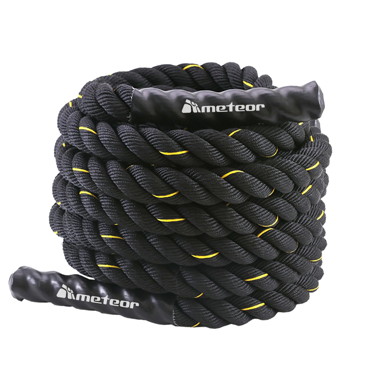 METEOR Essential Battle Rope for exercise - battling ropes,gym rope,gym ropes,training rope,exercise rope in 38mm Thickness - battle rope anchor available