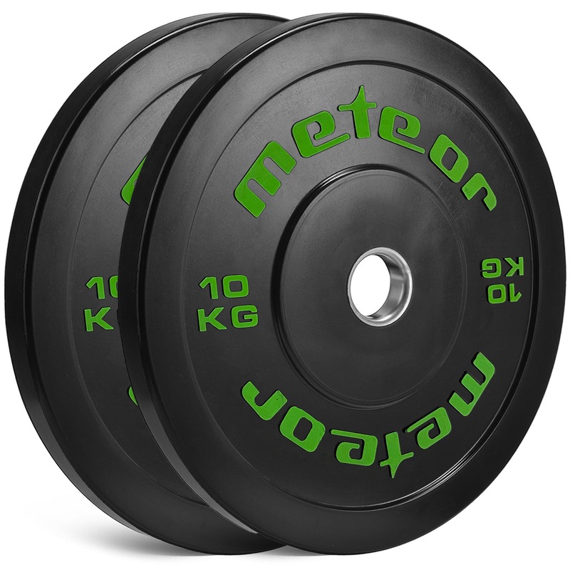 Buy METEOR Rubber Weight Plates Bumper Plate, 50mm Plate,Olympic