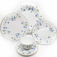 Dankotuwa Blue Rose - 20pcs Dinner Set