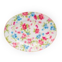 Dankotuwa Pink Garden Platter Large