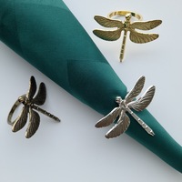 Royalclub Dragonfly Napkin Ring Set of 6