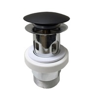 ADP Pop Up Waste Basin Universal (Suitable for 32mm to 40mm With & Without Overflow) Matte Black PWMMUSHMB