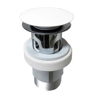 ADP Pop Up Waste Basin Universal (Suitable for 32mm to 40mm With & Without Overflow) Matte White PWMMUSHMW